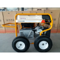 7500 Watts Gerador Portátil Gasolina com RCD e 4 X Pneumatic Large Wheels (GP8000SE)